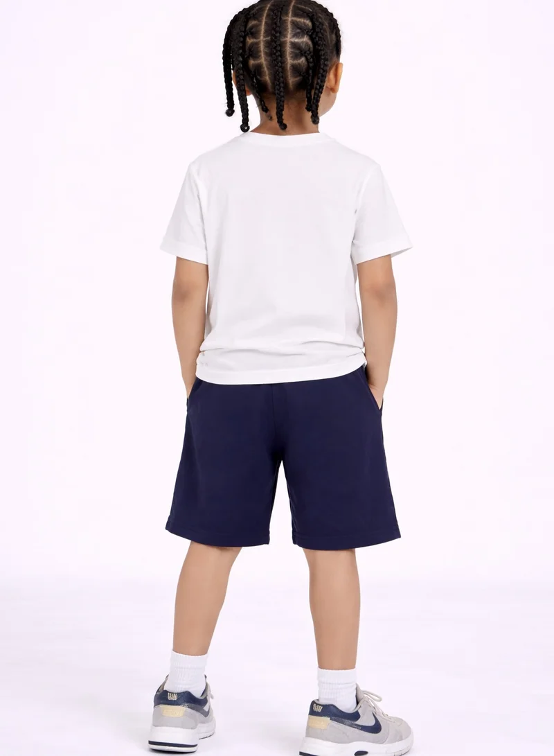 Victor And Jane  Boys North Cape Fishing Boat T-Shirt & Navy Shorts Set for Men | Best Price UAE